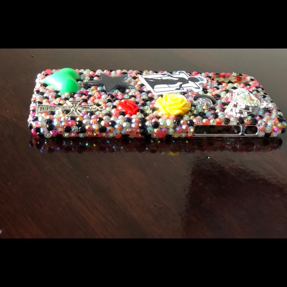 3D Bling iPhone X/Xs “Queen” Hard Case - Picture 3 of 3